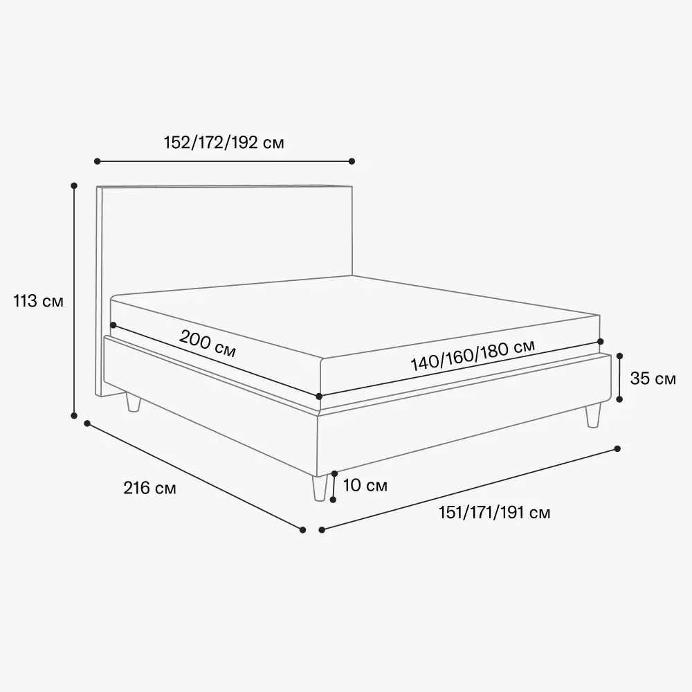 Кровать с подъемным механизмом двуспальная Саманта 140х200 серо-коричневый велюр, MASSA