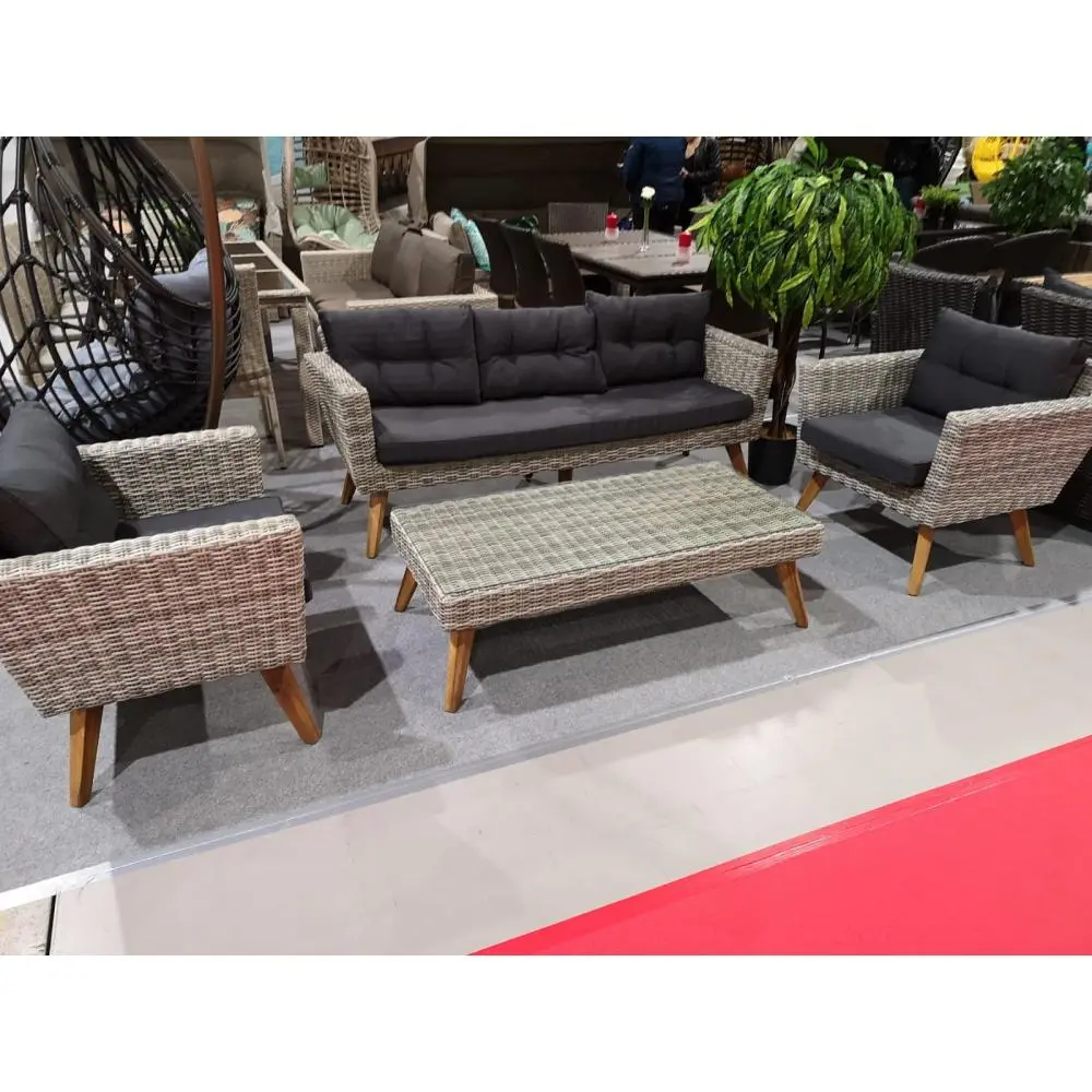 Комплект плетеной садовой мебели AFM-605G Grey (AG) | Интернет магазин Масса Мебель