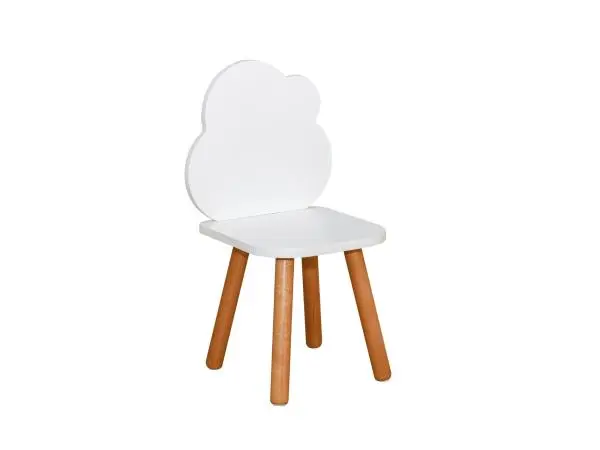Стул "Облако" белый/ дерево ДМ002 (ANT)