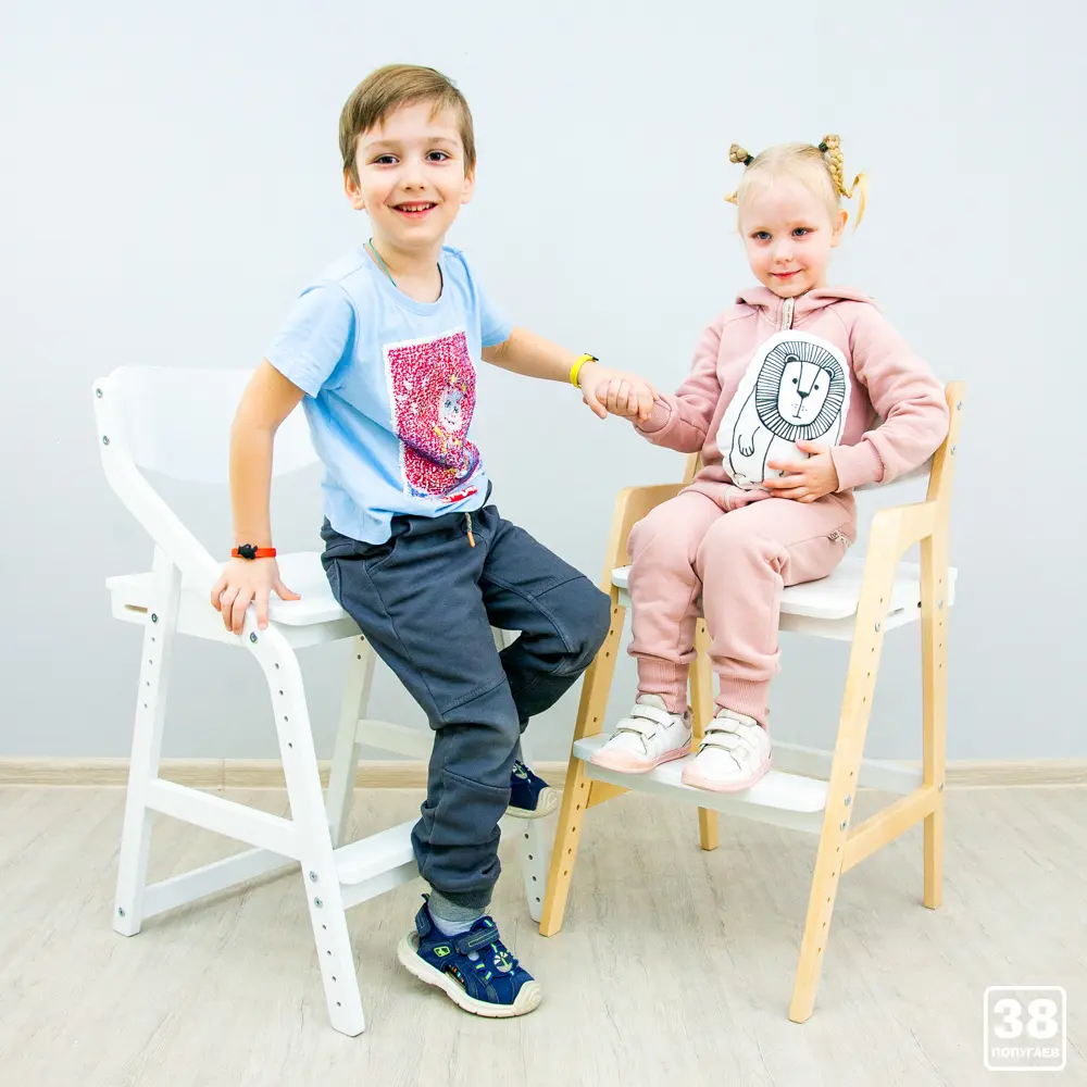 Растущая мебель стул регулируемый Робин Wood (Массив/цвет в ассортименте) POP | Интернет магазин Масса Мебель