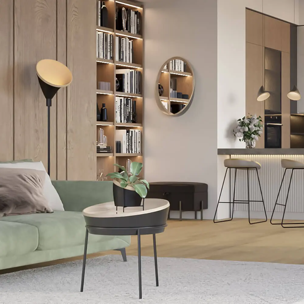 Стол журнальный TREN шпон (MON) 