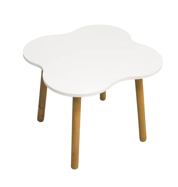 Стол детский "Облако" белый/ дерево(ANT)