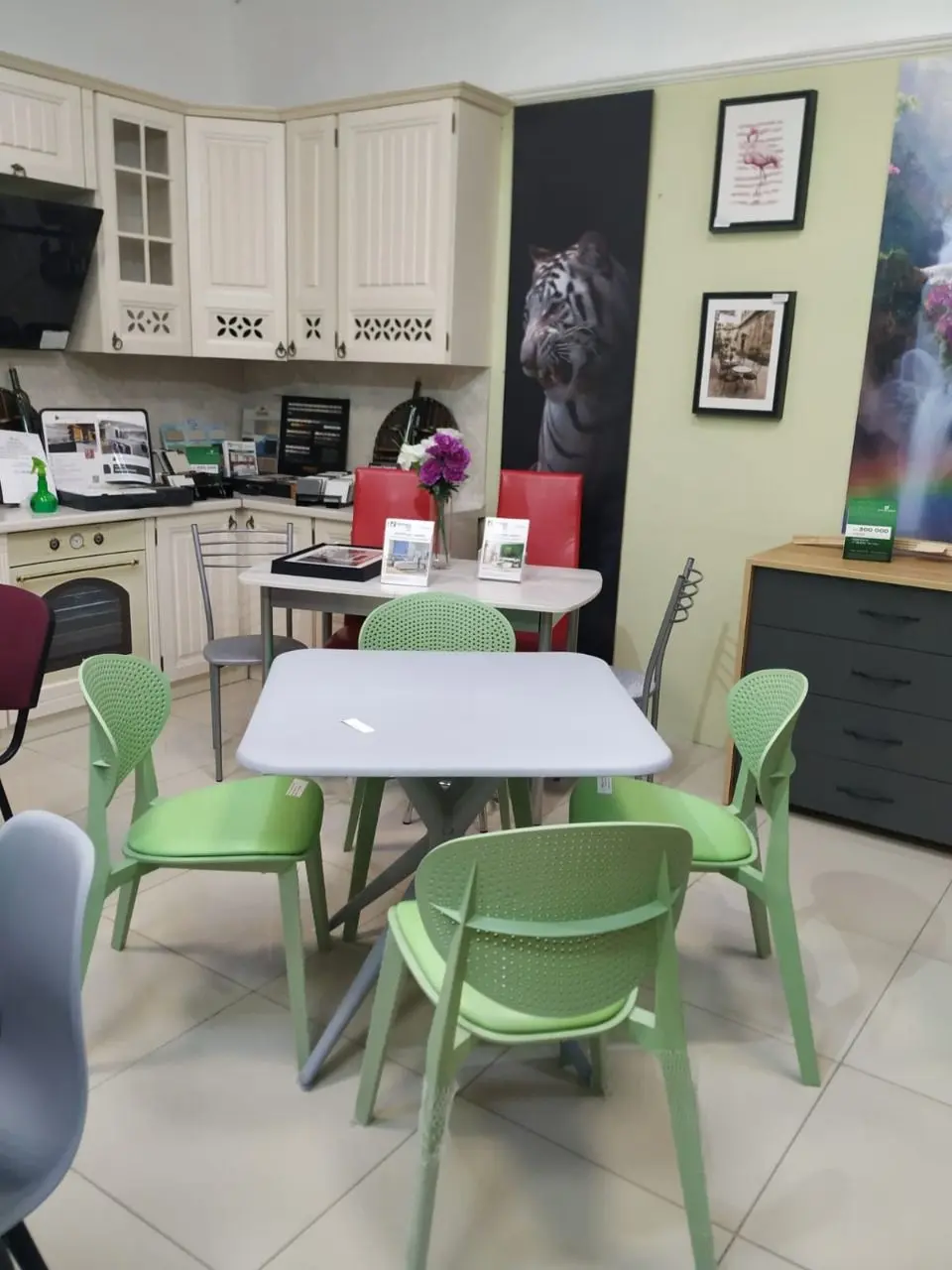 Стул пластиковый SHT-S111-CN1 мятный / мятный(SHF) снято