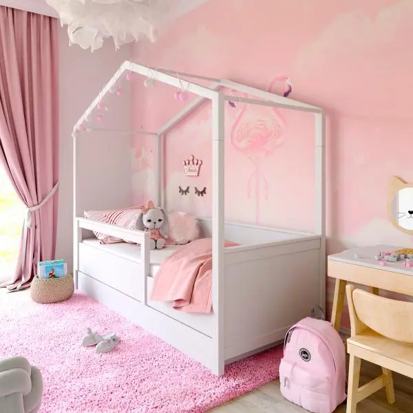 Кровать домик Литл Форест (POP) ВЫСТАВОЧНЫЙ ОБРАЗЕЦ