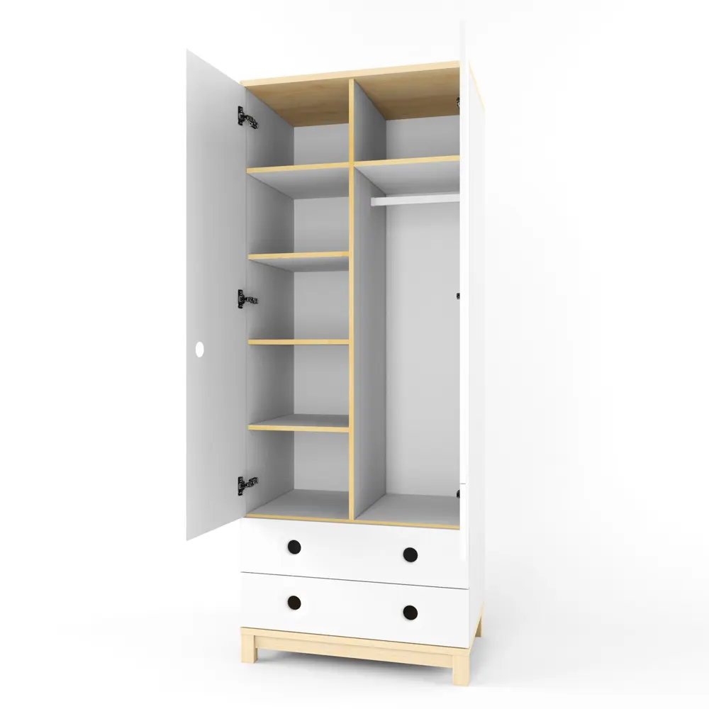 Шкаф двухстворчатый коллекция Робин Wood Лайт (POP) ВЫСТАВОЧНЫЙ ОБРАЗЕЦ 