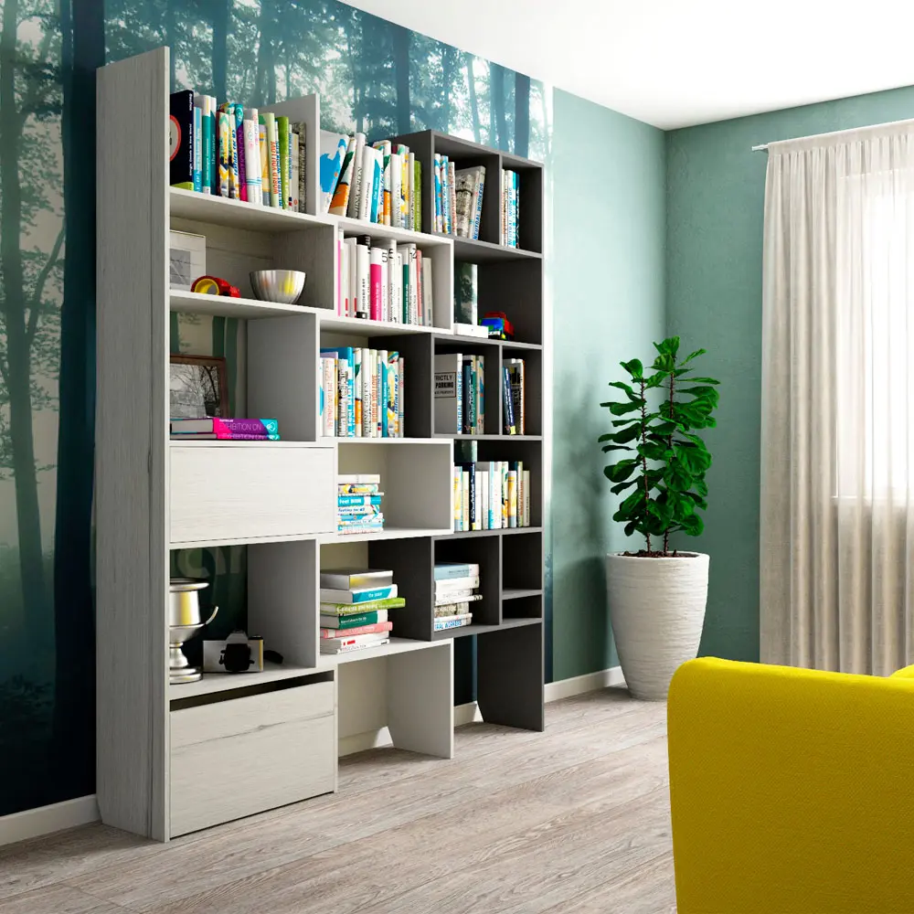 Стеллаж трансформер коллекция Ньютон Грэй (POP) 