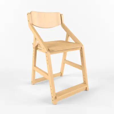 Растущая мебель стул регулируемый Робин Wood (Массив/Лак) POP