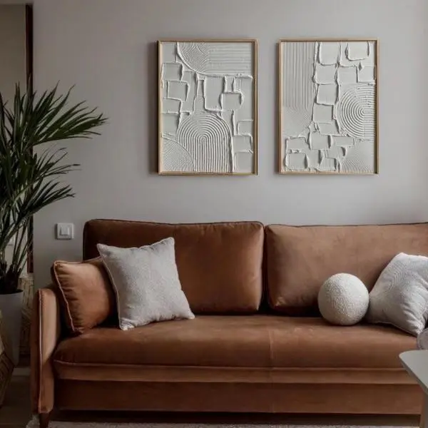 Панно Диптих "Текстурная абстракция" 2 шт. (TM)