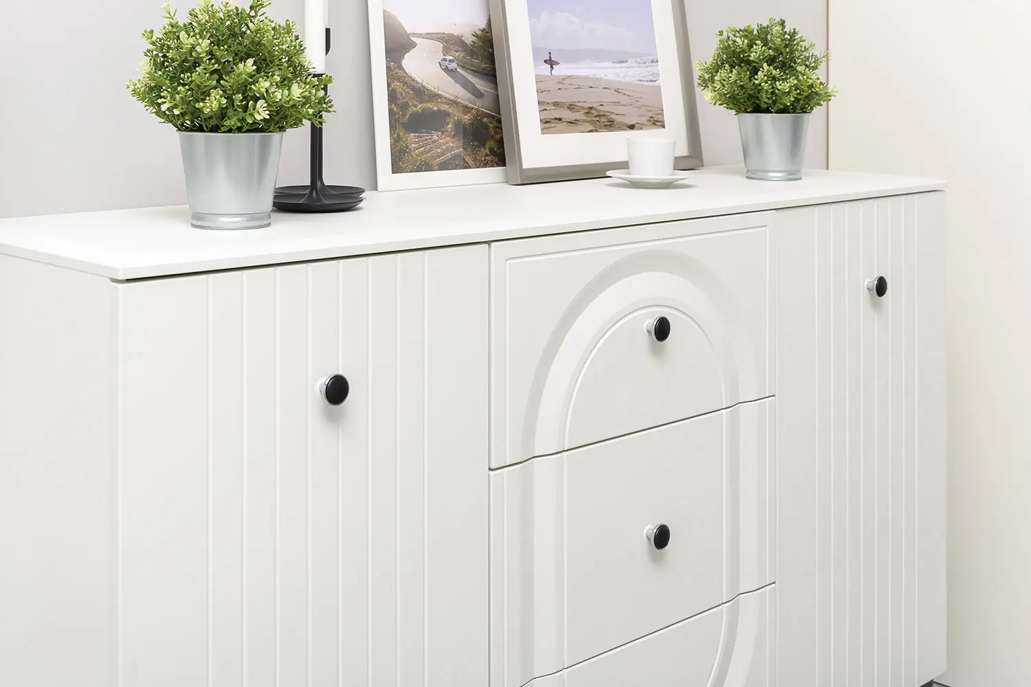 Комод 13.309  Валенсия белый/шагрень (Mob)