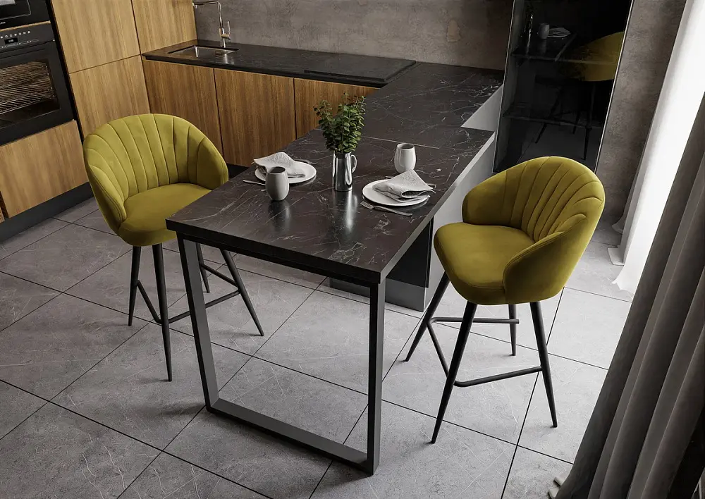 Стул полубарный Зефир велюр (STPR)