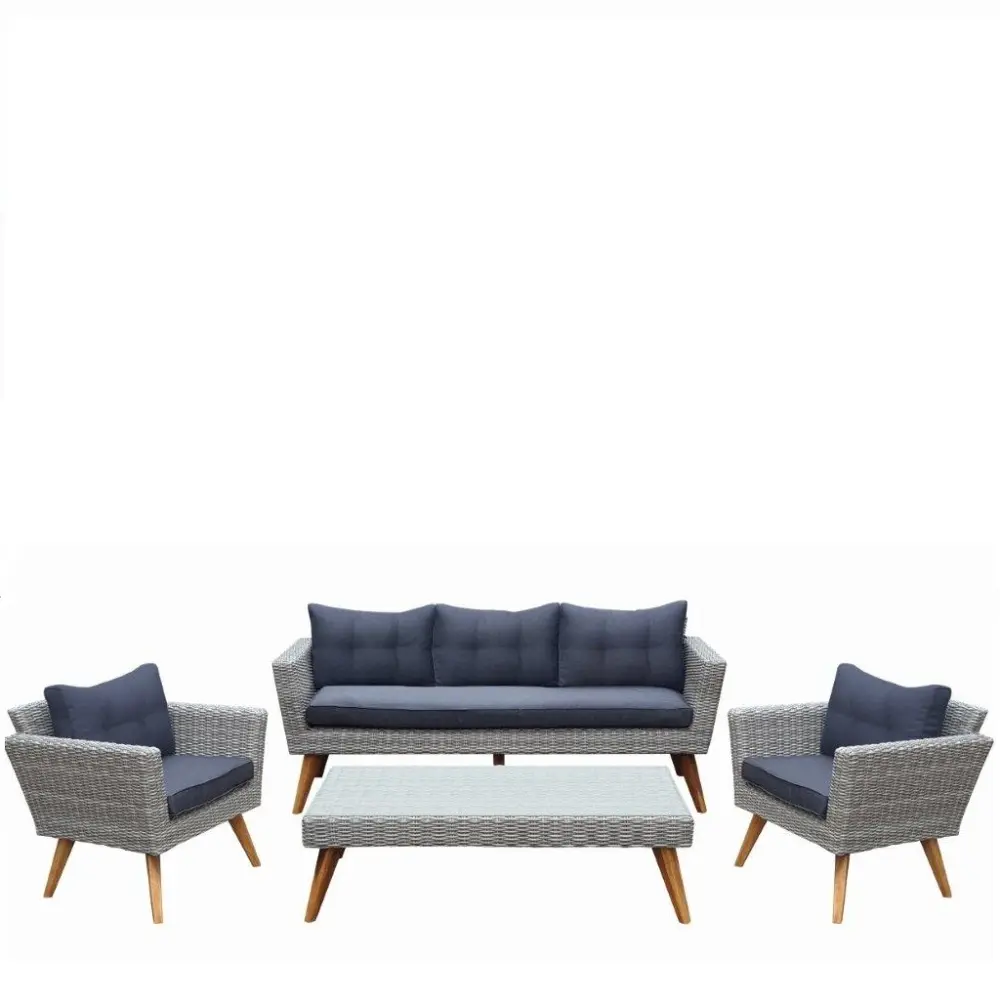 Комплект плетеной садовой мебели AFM-605G Grey (AG) | Интернет магазин Масса Мебель