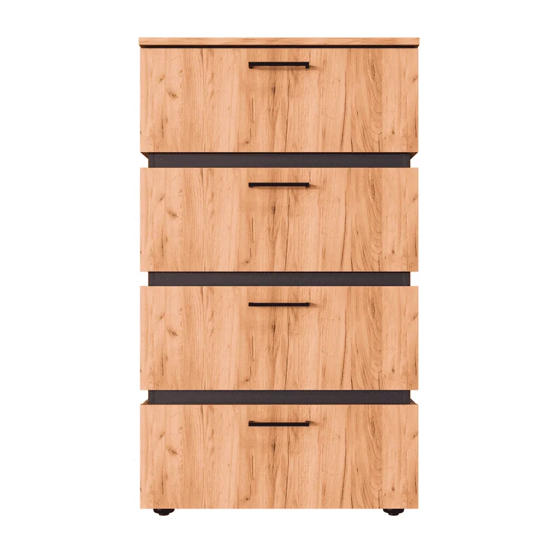 Комод Маори Дуб золотой/Серый графит (CLP) 