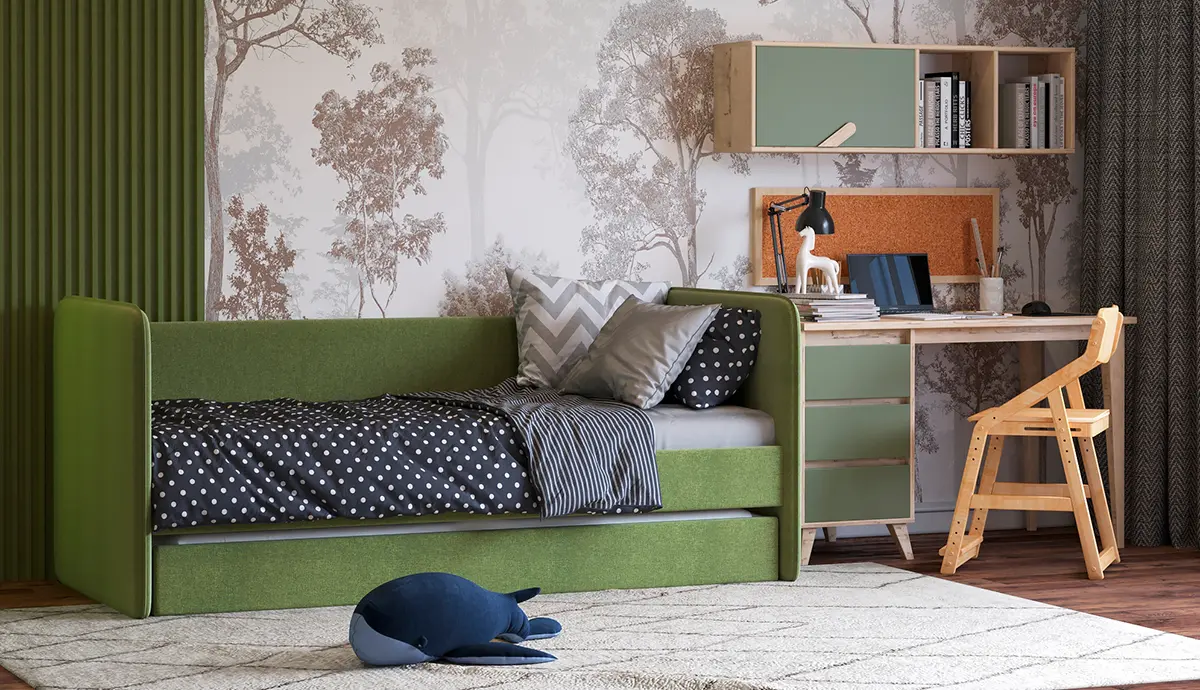 Кровать детская мягкая Айрис в ассортименте (POP)