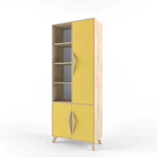 Стеллаж широкий Сан Леон коллекция 2+2 (POP)