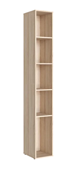 Стеллаж узкий Дуб Сонома светлый (MLM)