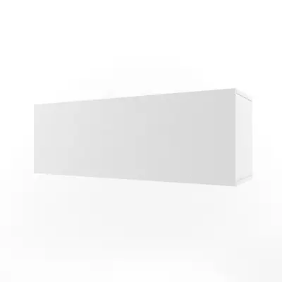 Полка 3 куба с фасадом коллекция НьюТон Грэй Белый лофт (POP)