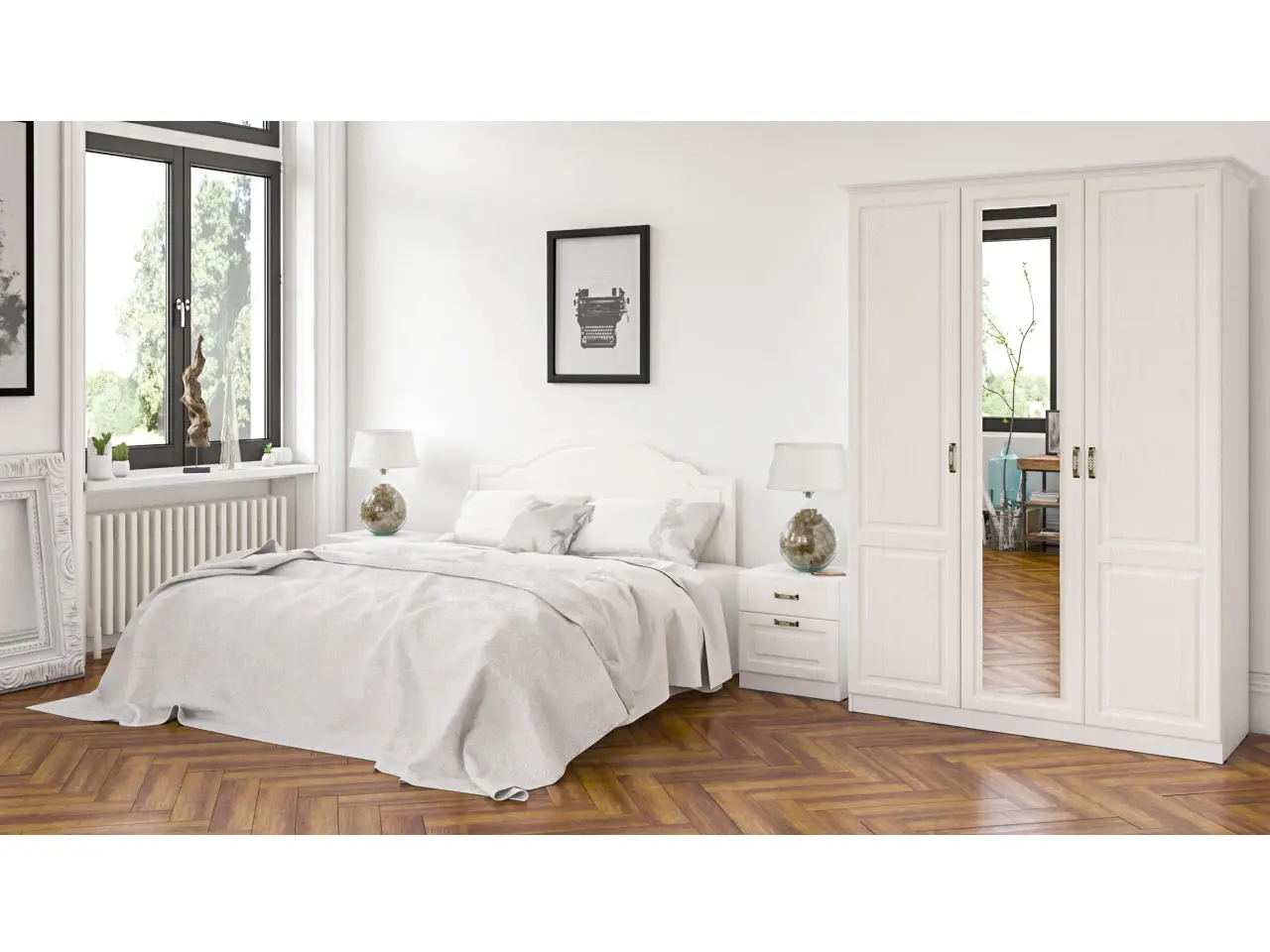 Тумба Ливерпуль 08.146 белый ясень/ваниль (Mob)