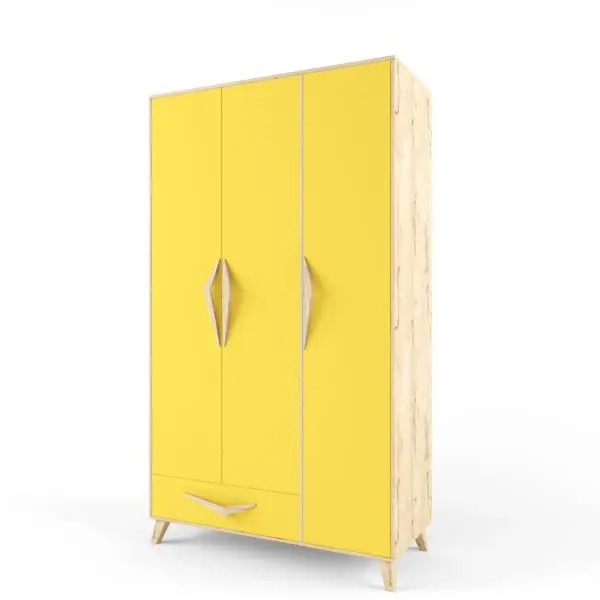 Шкаф трехстворчатый Сан Леон коллекция 2+2 (POP)