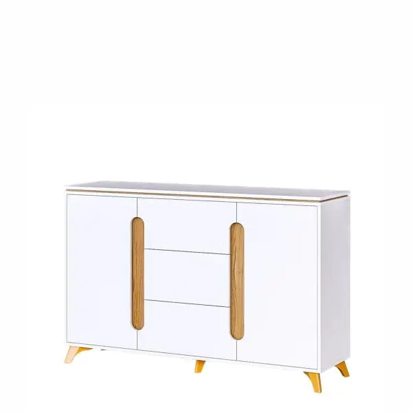 Комод Сканди 1500 Белый снег/Орех лион (CLP)