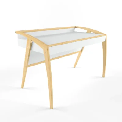 Стол письменный подростковый Бруно Массив/Белый (POP)