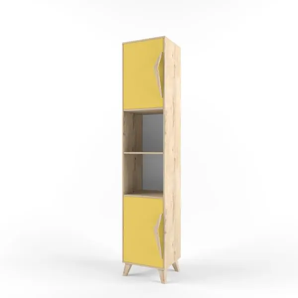 Стеллаж узкий Левый/Правый Сан Леон коллекция 2+2 (POP)