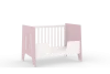 Кроватка-стол Mia белый/розовый (ANT) 