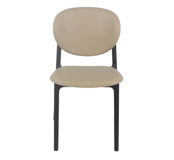 Стул пластиковый SHT-S180 бежевый / черный (SHF) | Интернет магазин Масса Мебель