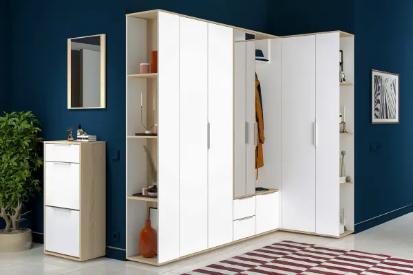 Шкаф Куба 13.29 Дуб Сонома/белый премиум (Mob) 