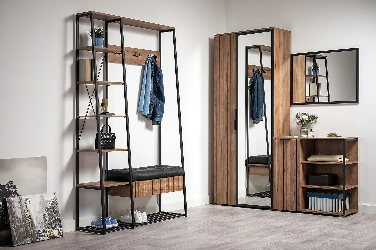 Комплект мебели в прихожую Гранд  Дуб Крафт табачный (Mob)