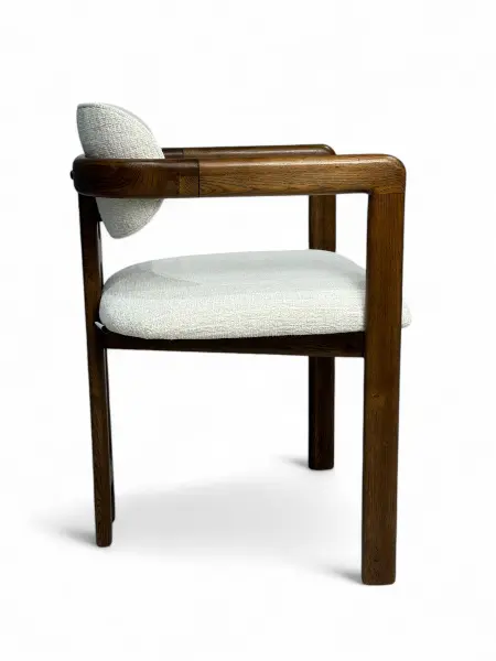 Стул мягкий Ричвуд Д-4 серый букле-каркас дуб, MASSA | Интернет магазин Масса Мебель