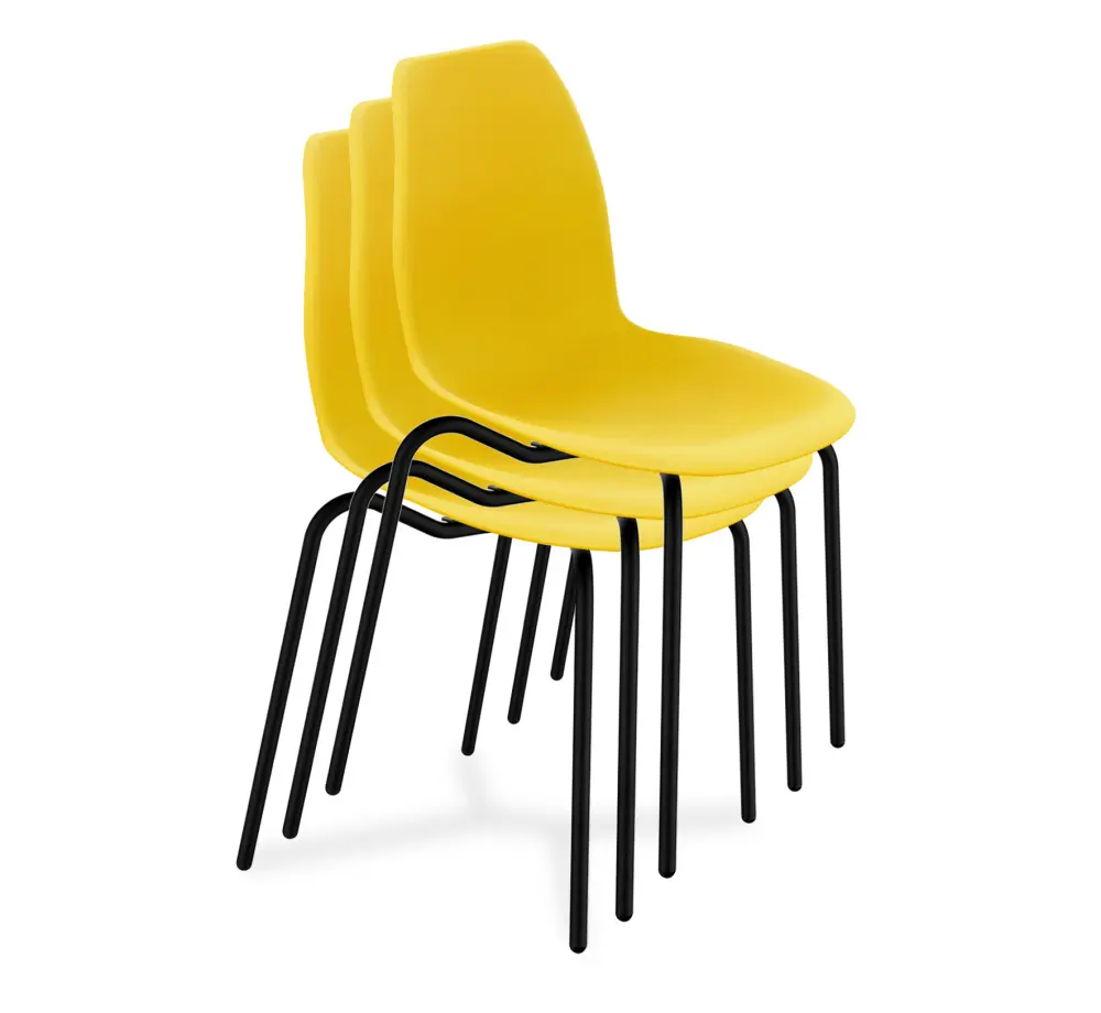 Стул SHT-ST29/S130 HD желтый / черный муар (SHF) | Интернет магазин Масса Мебель
