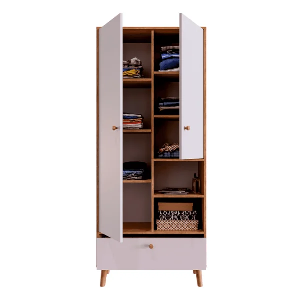 Комплект мебели в гостиную Сканди-2 Дуб золотой/Белый (CLP) | Интернет магазин Масса Мебель