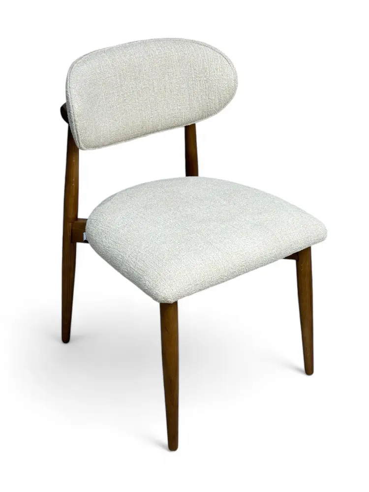 Стул мягкий Клейн Д-3 серый букле-каркас дуб, MASSA | Интернет магазин Масса Мебель