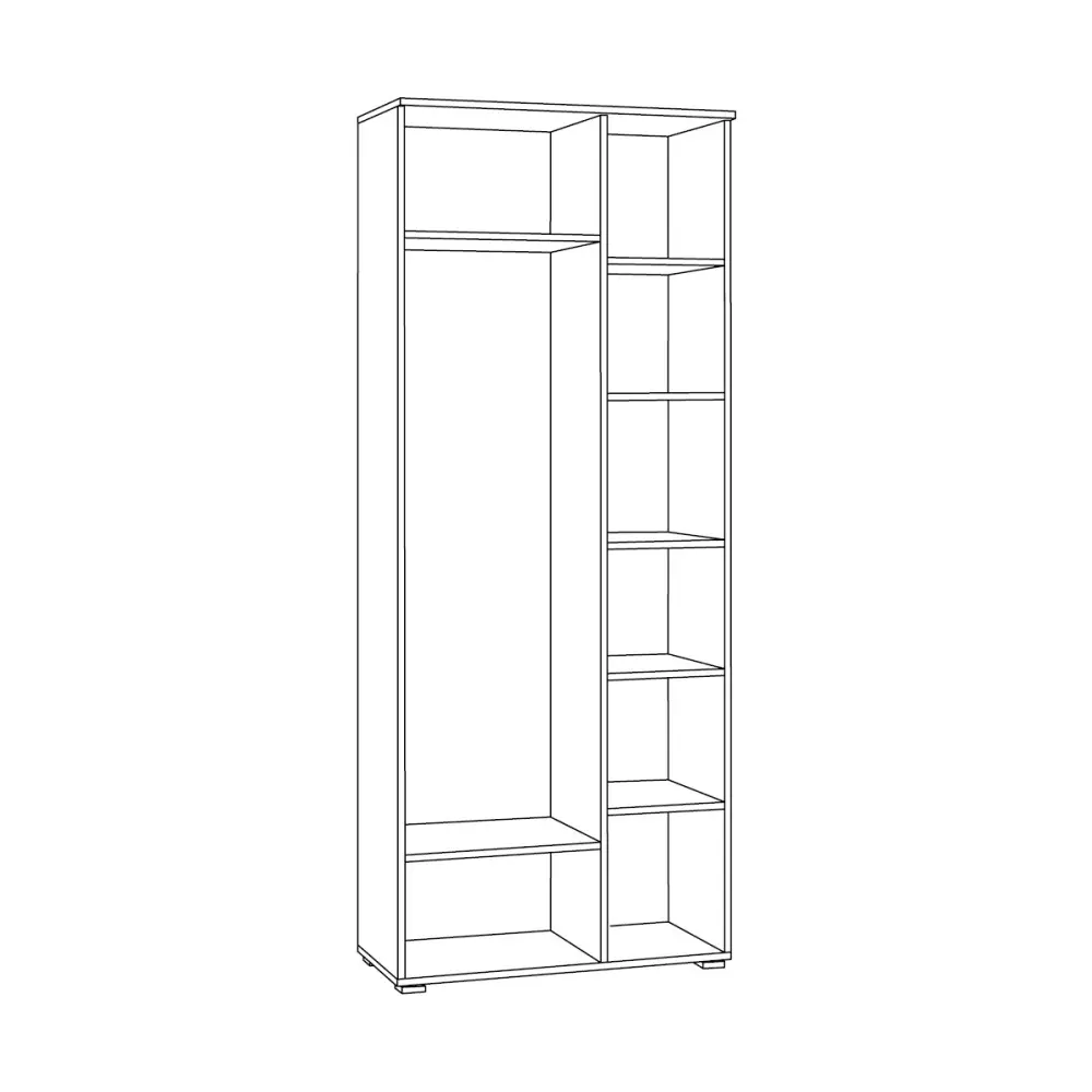 Шкаф распашной Гранд 13.226   Дуб Крафт табачный (Mob) 