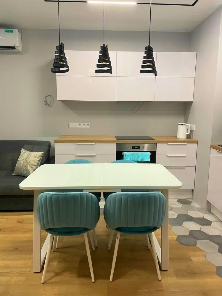 Стол раздвижной SHT-T40/130-160 белый глянцевый / белый (SHF) 