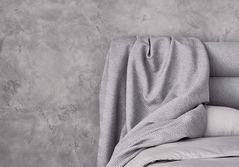 Плед Porto серый (SM) | Интернет магазин Масса Мебель