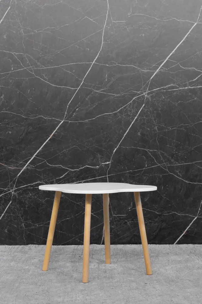 Стол детский "Облако" белый/ дерево(ANT) 