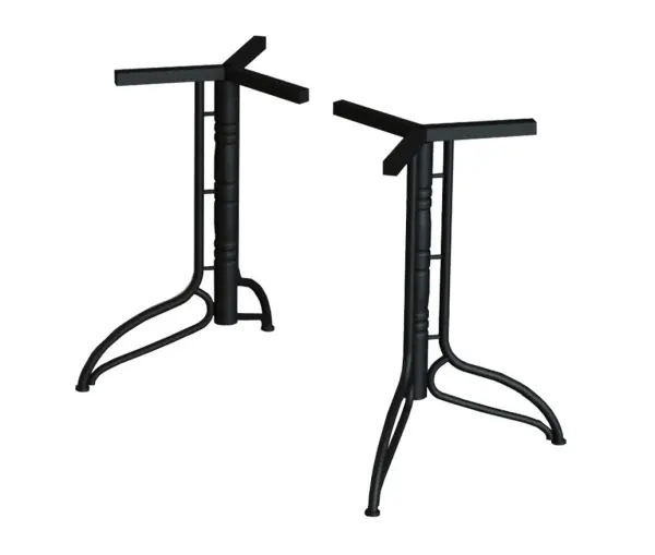 Стол обеденный SHT-TU20/TT 120/80 ЛДСП черный муар / белый (SHF) 