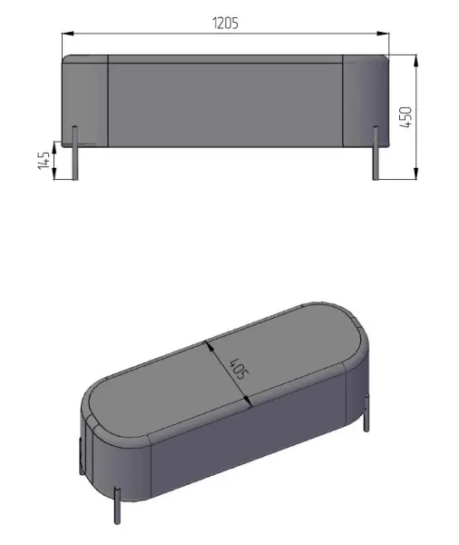 Пуф большой Gawaii темно-серый (RH) | Интернет магазин Масса Мебель