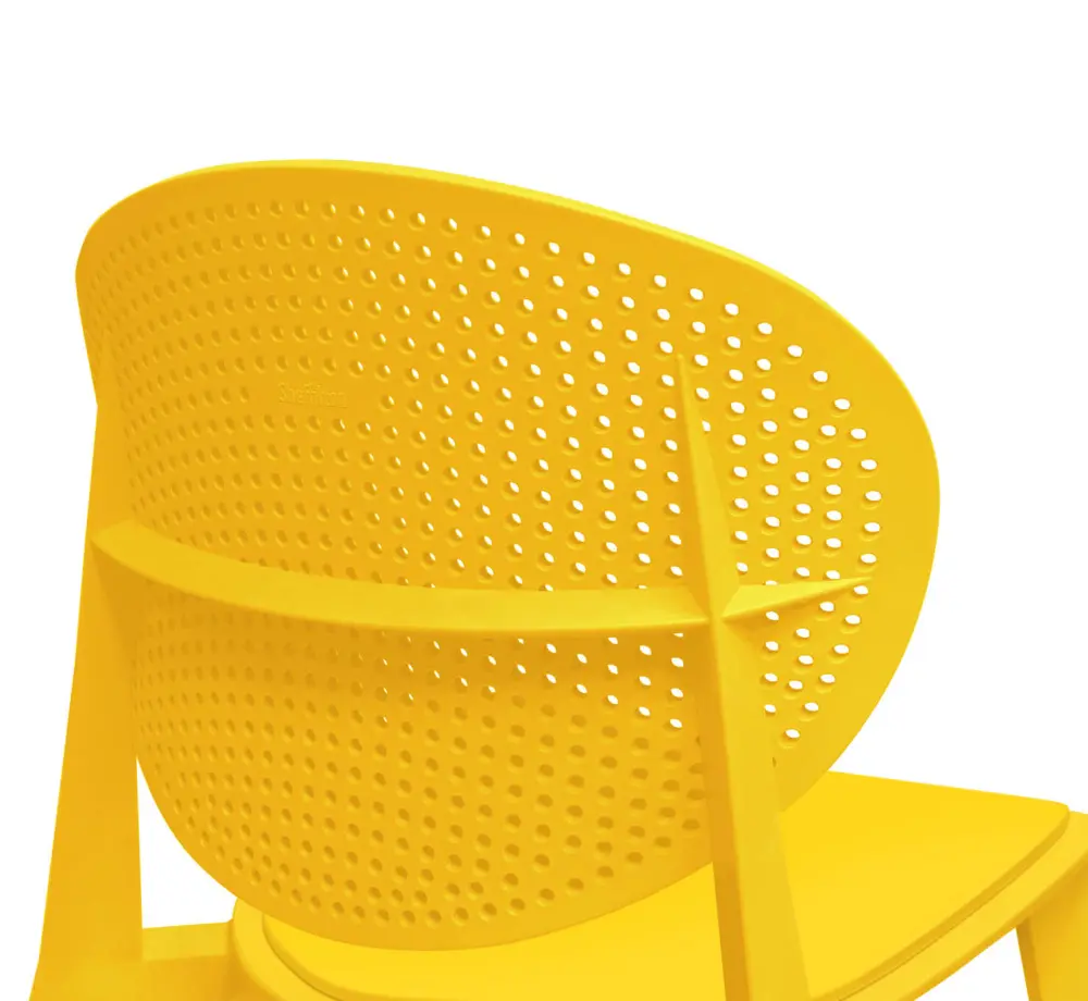 Стул пластиковый SHT-S111-P желтый / желтый (SHF) | Интернет магазин Масса Мебель