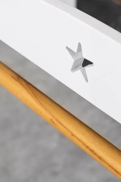 Вешалка детская напольная белый/дерево (ANT) | Интернет магазин Масса Мебель