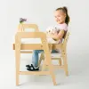 Растущая мебель стул регулируемый KIDS Массив (POP) | Интернет магазин Масса Мебель