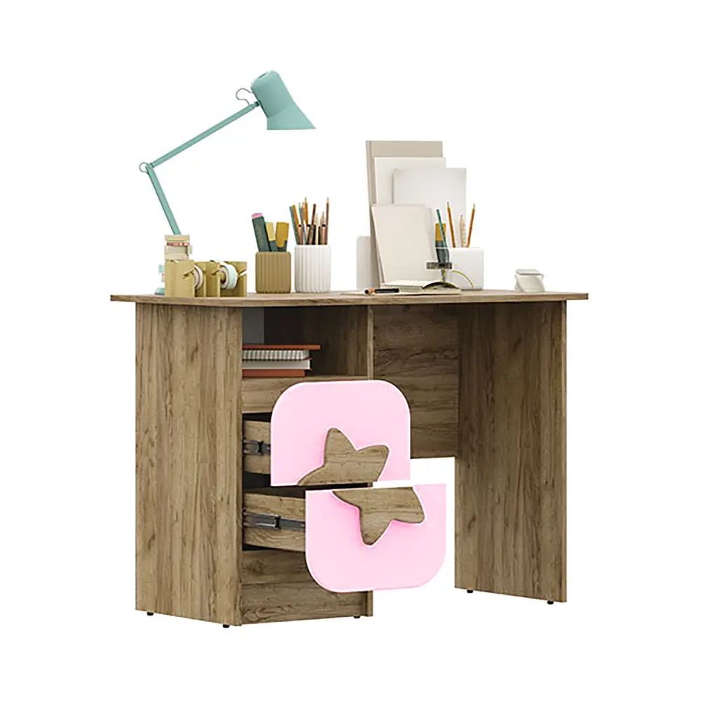 Мебель для детской Колибри (Крафт золотой/Розовый) | Интернет магазин Масса Мебель