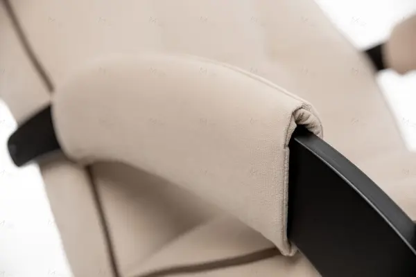 Кресло-качалка Leset Хилл с подножкой Венге /Велюр V18(IM)