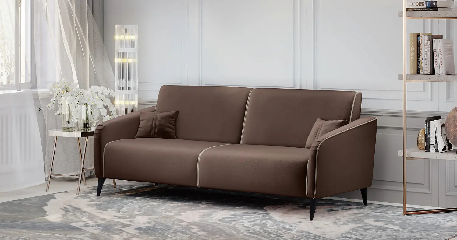 Диван прямой Ноэль книжка, велюр (NG)