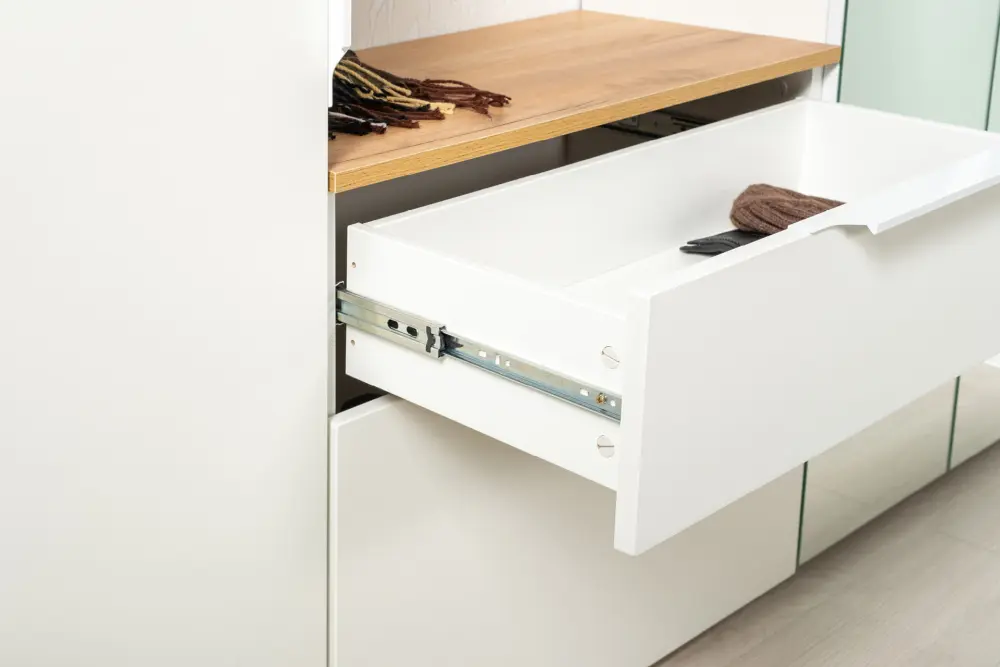 Комплект мебели в прихожую Октава  Дуб Крафт Золотой/Белый Шагрень (Mob) 