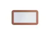 Зеркало Люкс прямоугольное дива терракотовый (SM)