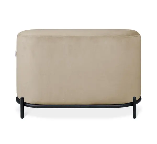 Банкетка SHT-B7 (ванильный крем/черный муар) SHF 