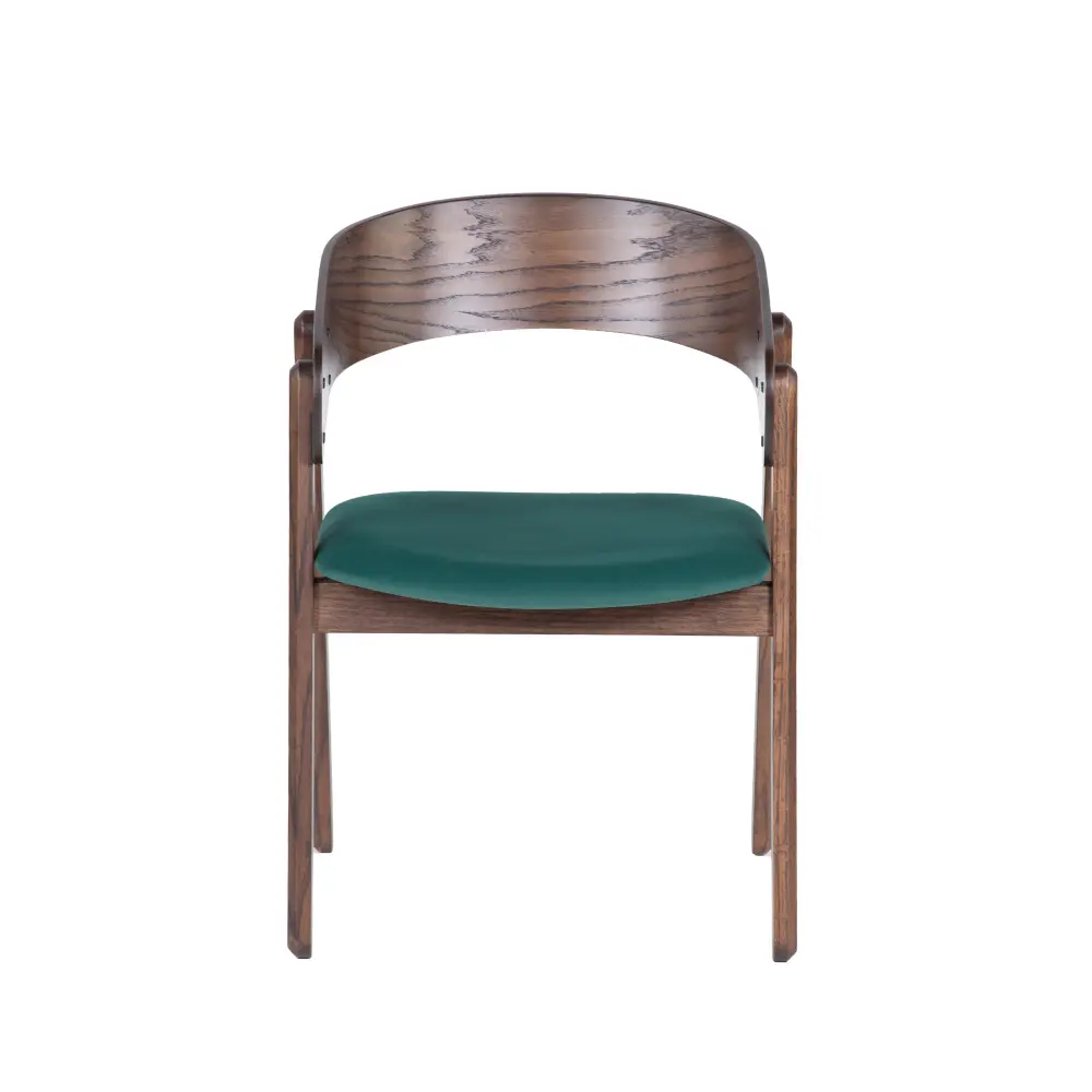 Стул Армада Орех американский/Фреш 25 зеленый (GT) | Интернет магазин Масса Мебель