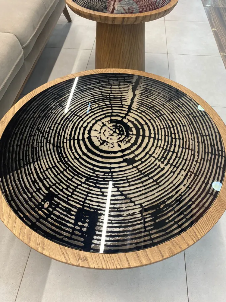 Кофейный столик Larex 645 мдф, стекло Турция | Интернет магазин Масса Мебель